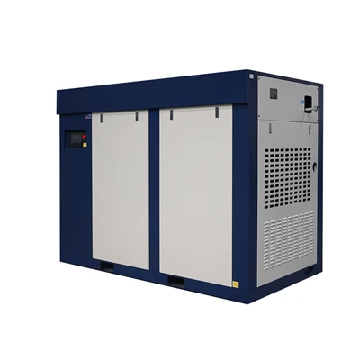 55kw/75kw industriell medel- och högtrycks två-kompressionsskruvluftkompressor